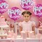 Large Pink Round Happy Birthday Balloons – 31” Mylar Balloons for Girls Party Decorations (4-Pack)